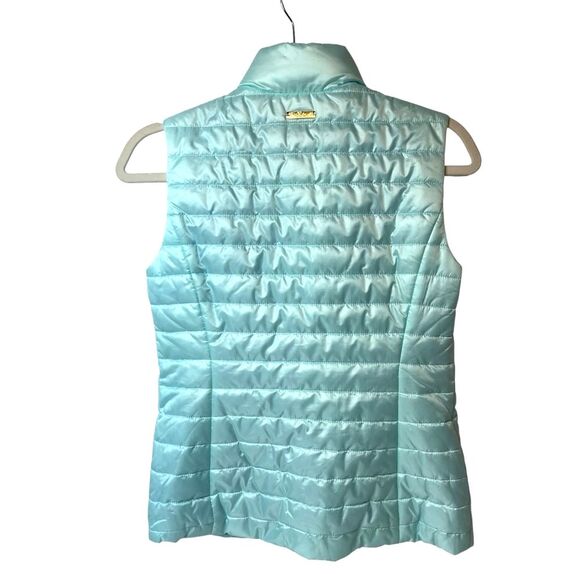 Lilly Pulitzer Puffer Vest Whisper Blue XS NWT - Picture 4 of 9